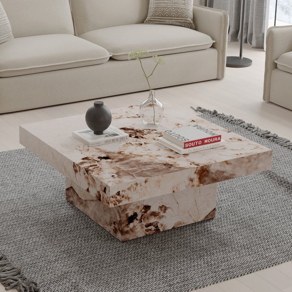 Fultan Coffee Table, Engineered Stone