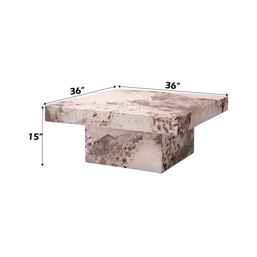 Fultan Coffee Table, Engineered Stone