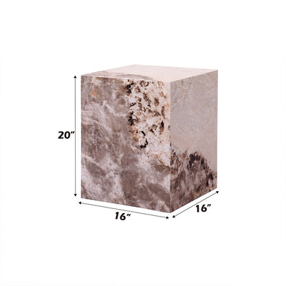 Fultan End Table, Engineered Stone