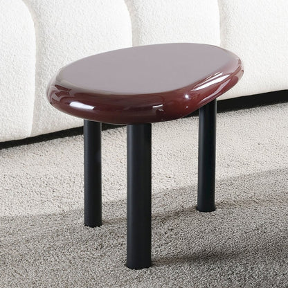 Eddie End Table, Red High Gloss