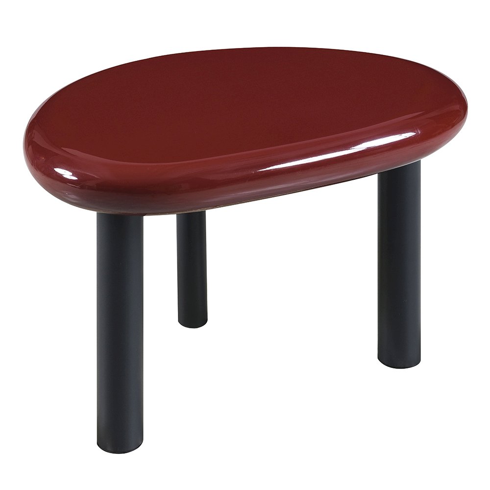 Eddie End Table, Red High Gloss