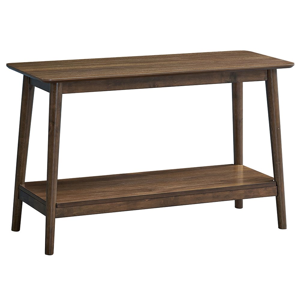 Lamonte Sofa Table w/Shelf, Walnut