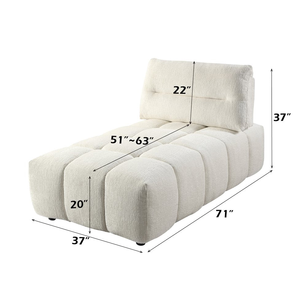 Loanna Modular - Chaise, Beige Linen
