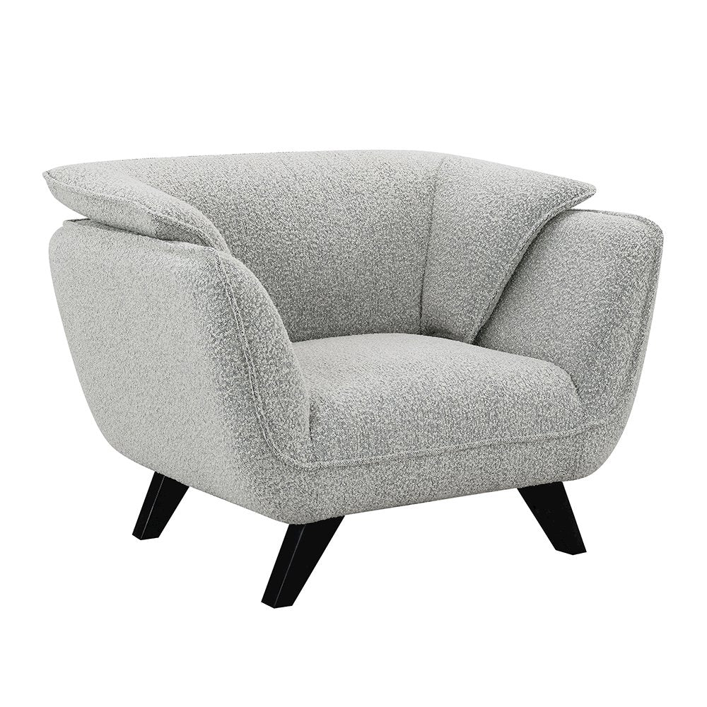 Nayeli Chair, Light Gray Boucle