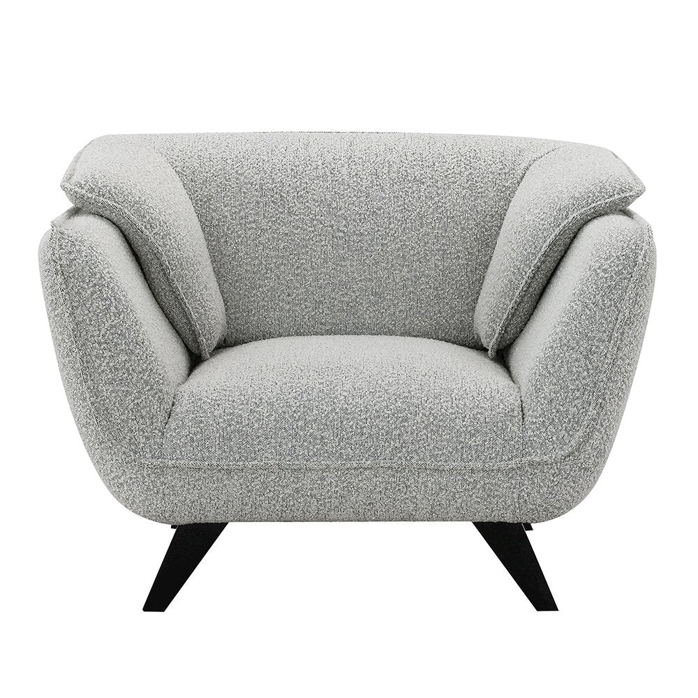 Nayeli Chair, Light Gray Boucle