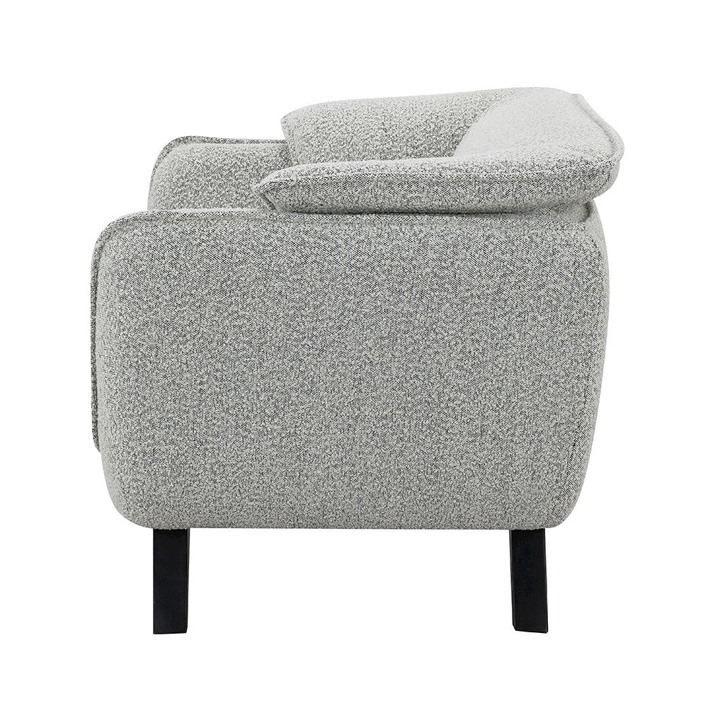 Nayeli Chair, Light Gray Boucle