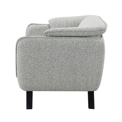 Nayeli Chair, Light Gray Boucle