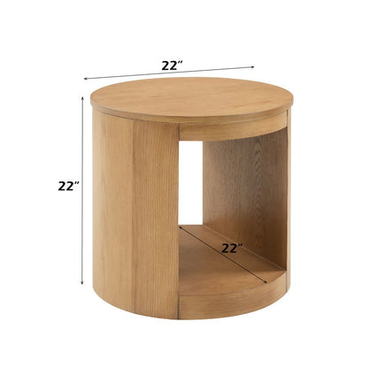 Zoey End Table, Oak