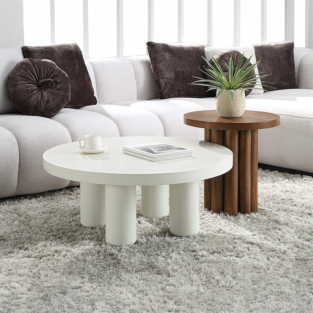 Sanat Coffee Table, White