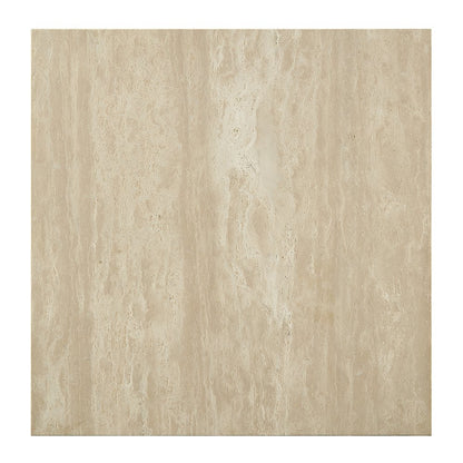 Deon End Table, Beige Natrual Travertine