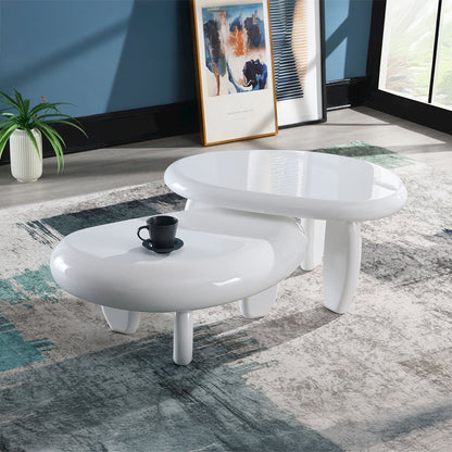 Wylie Coffee Table, White High Gloss