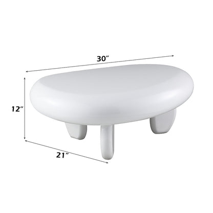 Wylie Coffee Table, White High Gloss