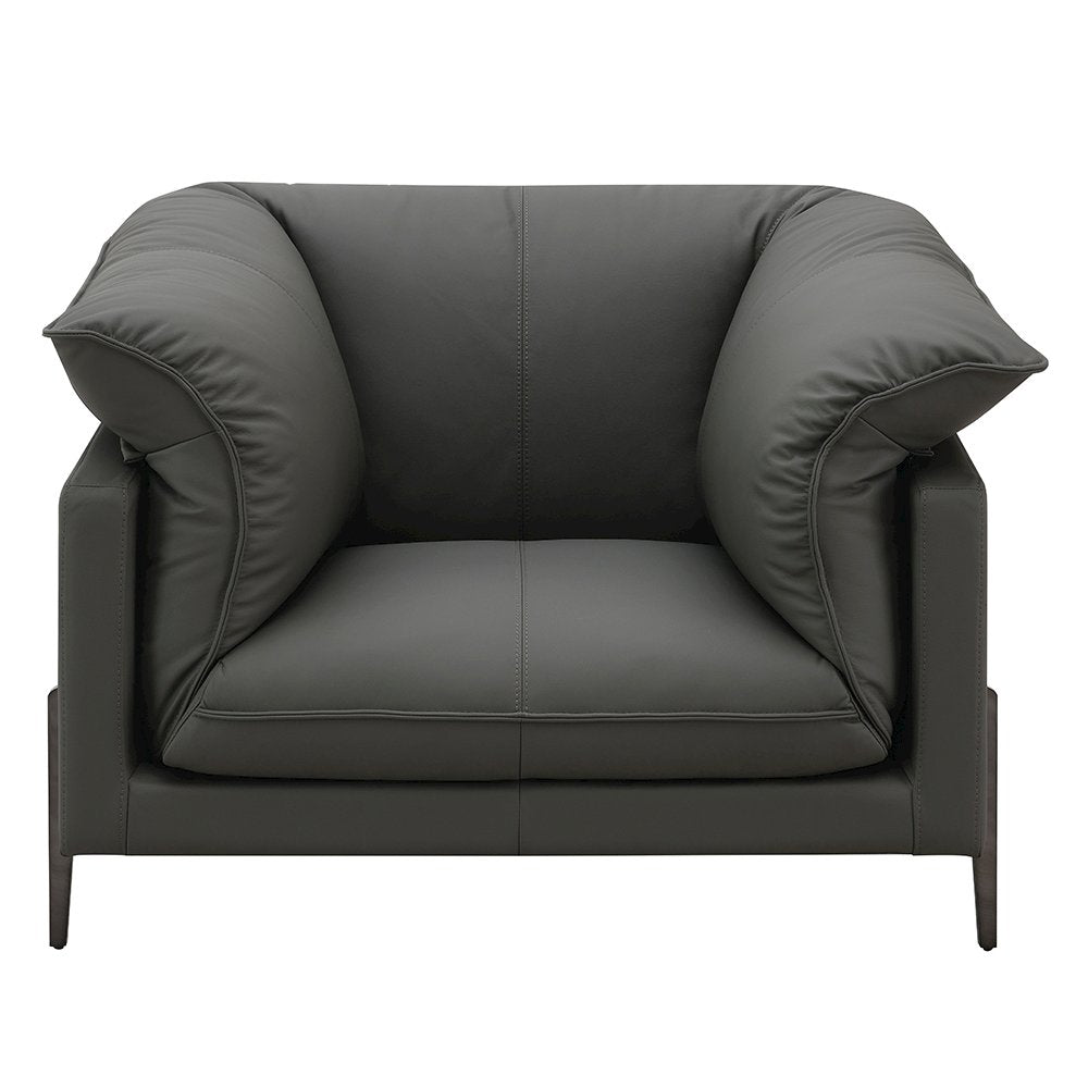 Tadi Chair, Black Top Grain Leather