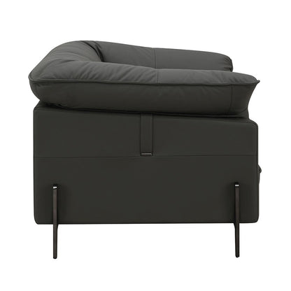 Tadi Chair, Black Top Grain Leather