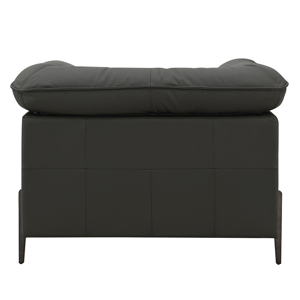 Tadi Chair, Black Top Grain Leather