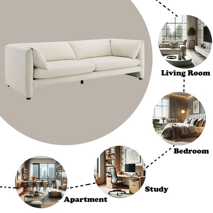 Jaeda Sofa, Beige Linen