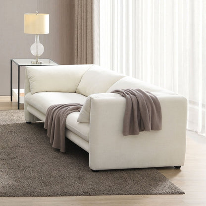 Jaeda Loveseat, Beige Linen