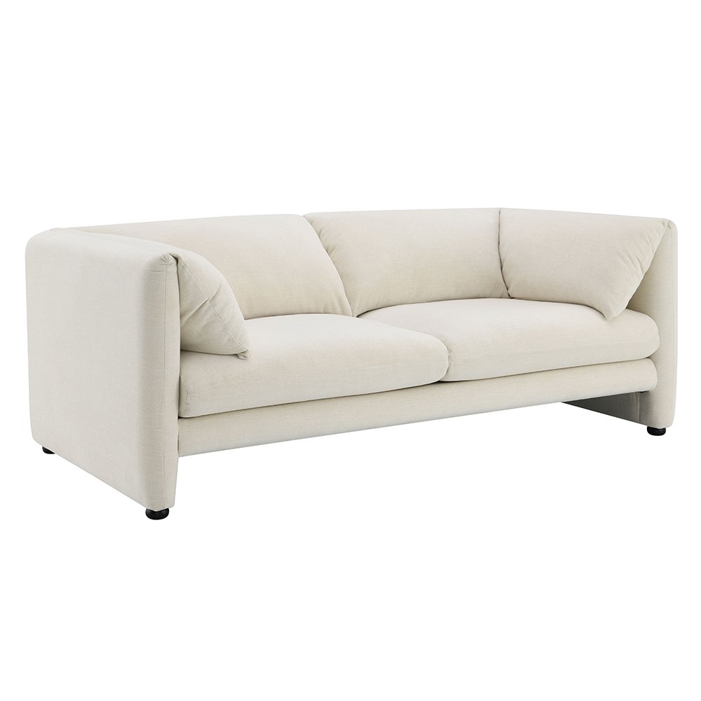 Jaeda Loveseat, Beige Linen