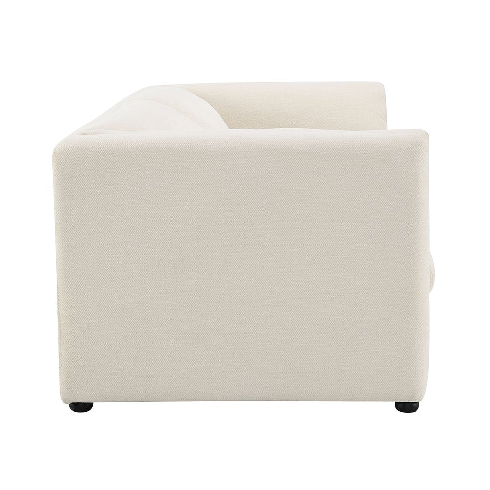 Jaeda Loveseat, Beige Linen
