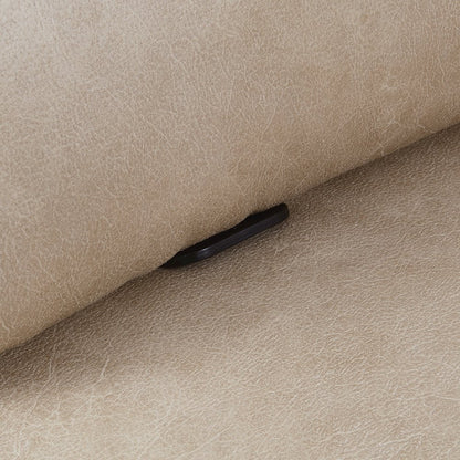 Elison Motion Sofa, Dark Beige Polish Microfiber