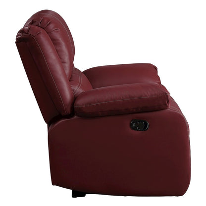 Zuriel Motion Rocker Recliner, Red Leatherette