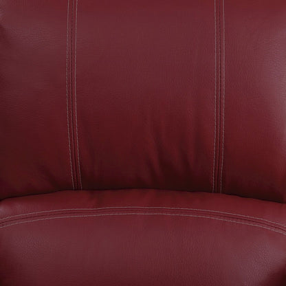 Zuriel Motion Rocker Recliner, Red Leatherette