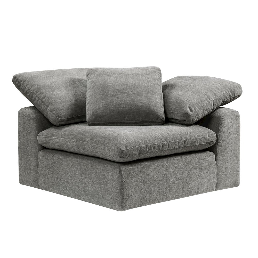 Naveen Modular - Wedge w/Pillow, Gray Linen