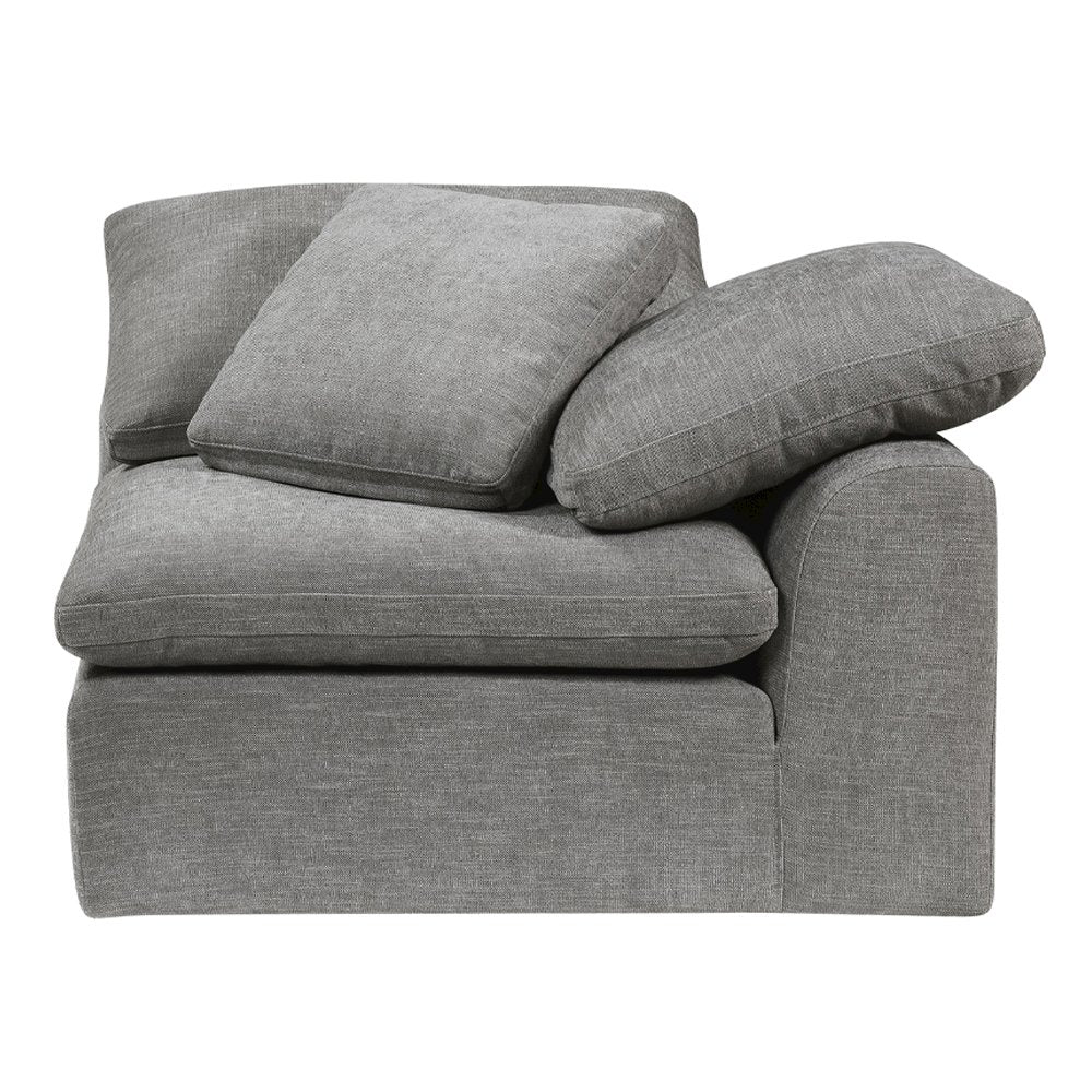 Naveen Modular - Wedge w/Pillow, Gray Linen