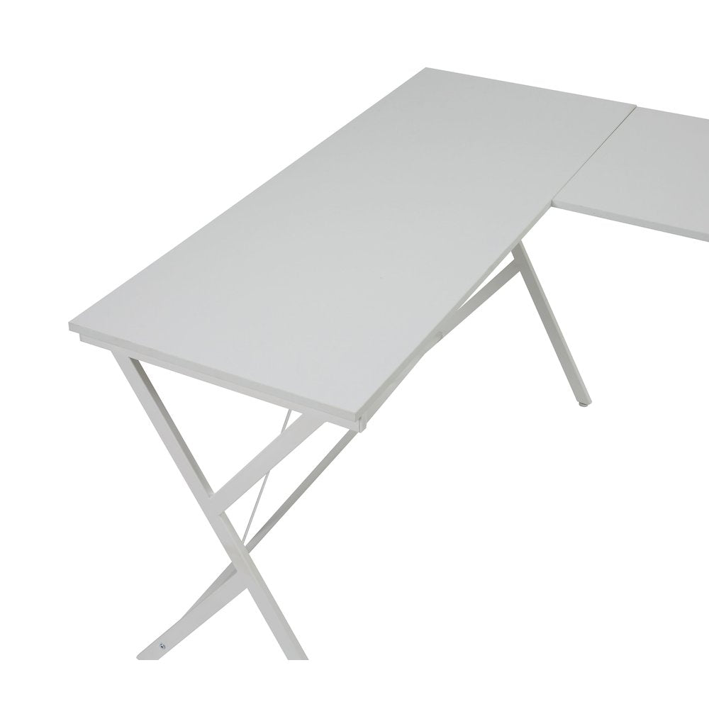 Demas Computer Desk, White