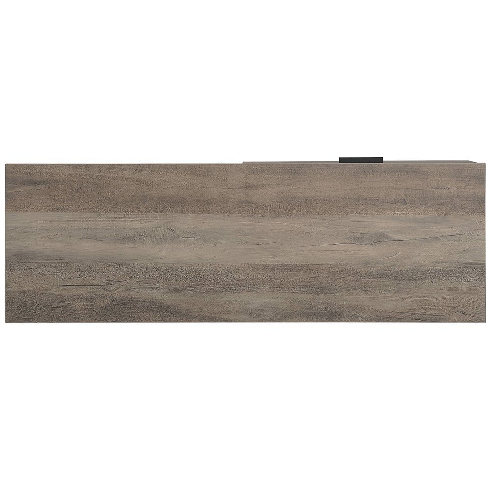Galeno Writing Desk, Rustic Oak & Black