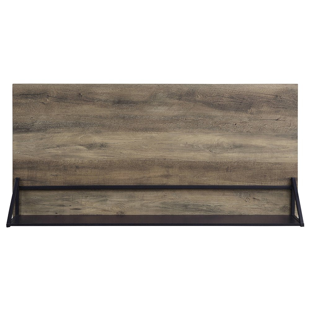 Garima Writing Desk, Rustic Oak & Black