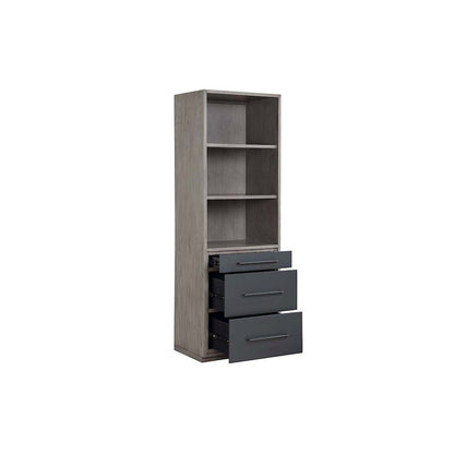 Estevon Bookcase, Gray Oak