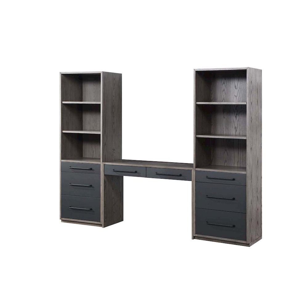 Estevon Writing Desk, Gray Oak