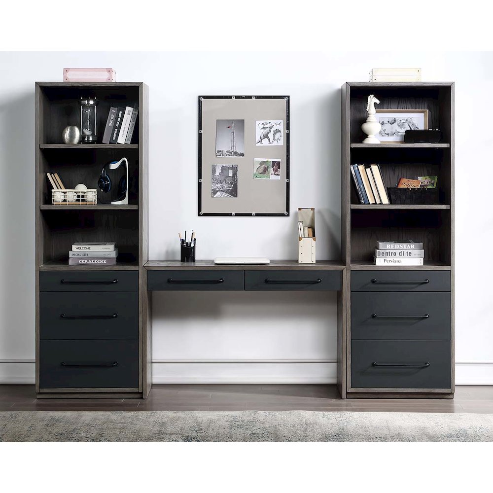 Estevon Writing Desk, Gray Oak