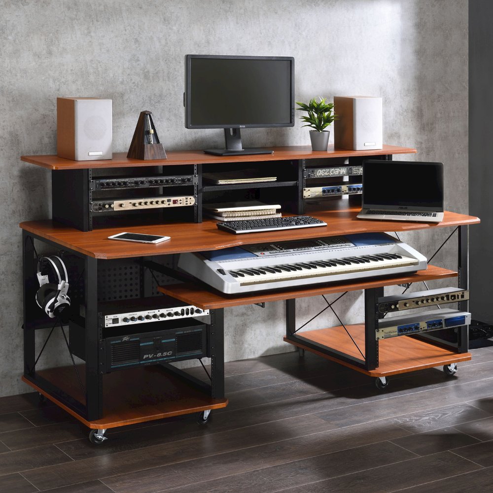 Megara Music Desk, Cherry & Black