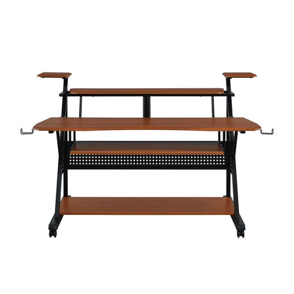 Willow Music Desk, Cherry & Black