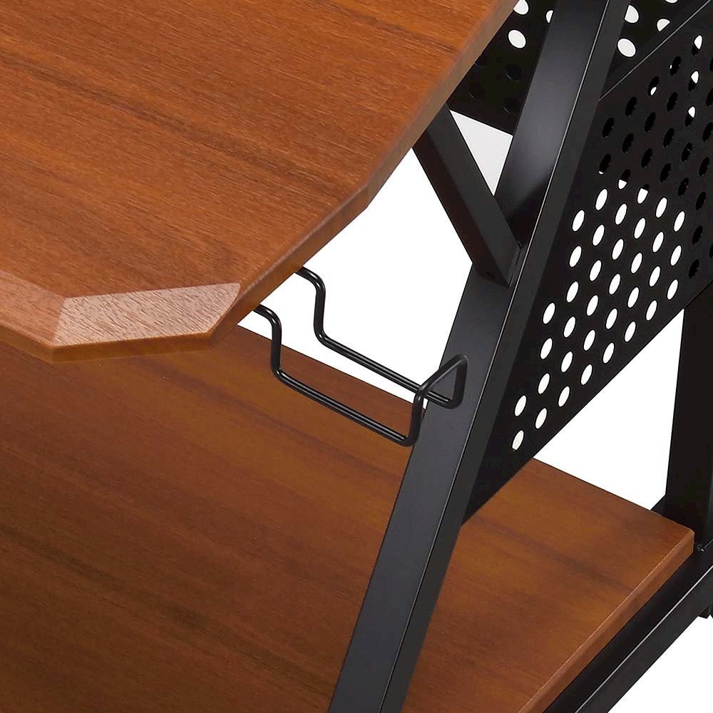 Willow Music Desk, Cherry & Black