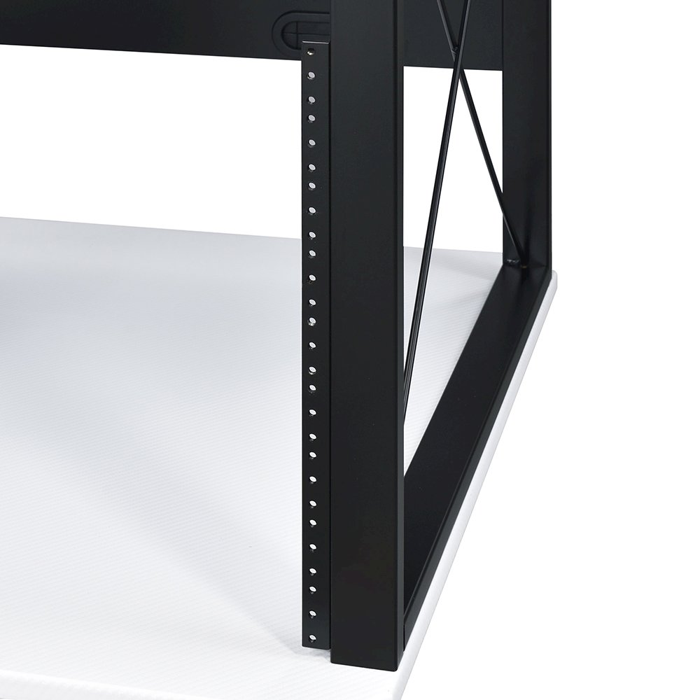 Megara Music Desk, White & Black