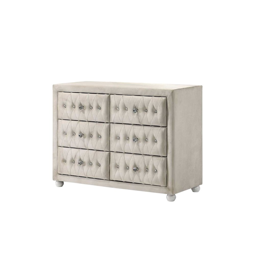 Reggie Dresser, Beige Fabric