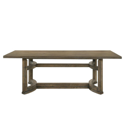 Parfield Dining Table, Weathered Oak