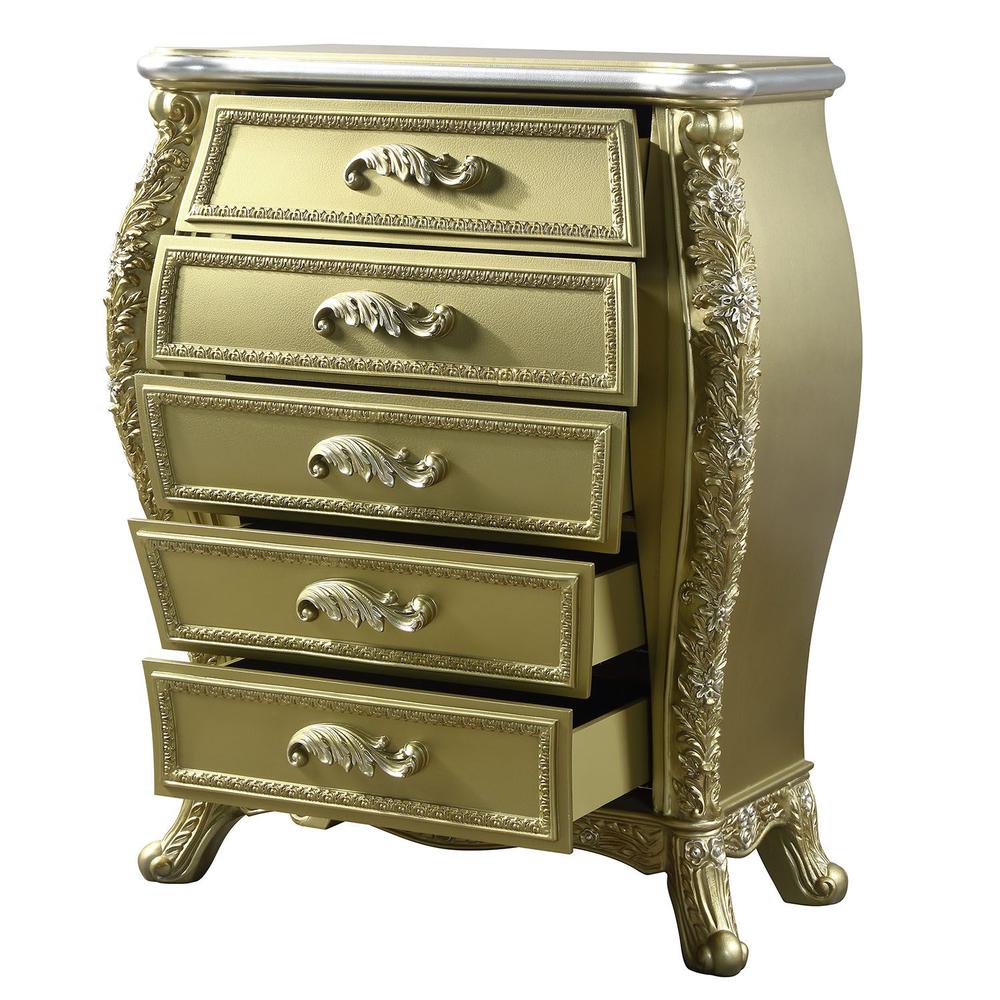 Cabriole Chest, Gold