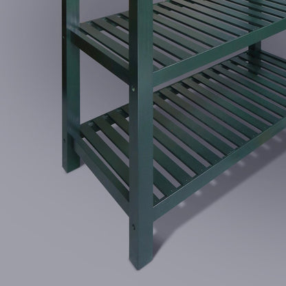 Kitchen Island with Solid American Hardwood Top, Hunter Green
