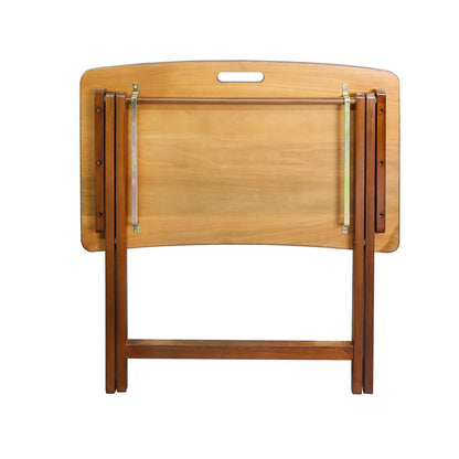 Arizona Folding Table with Solid American Gum - Sweet Oak
