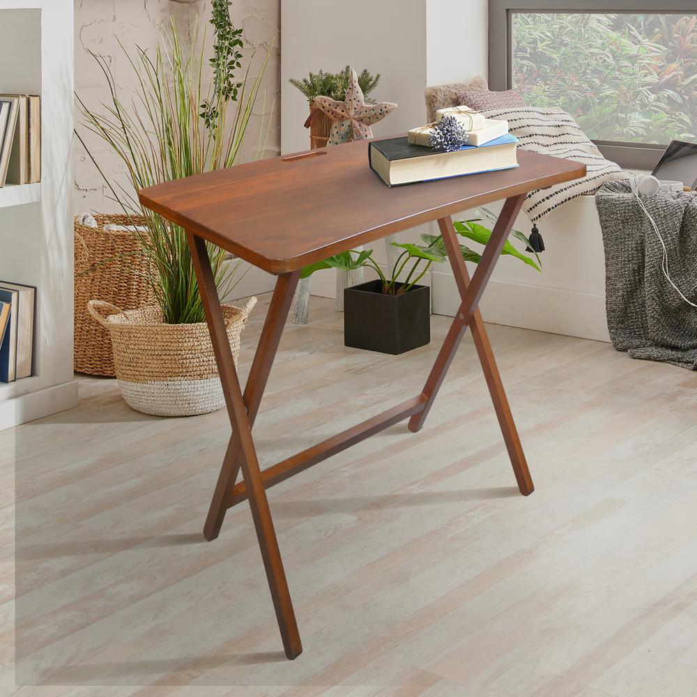 Arizona Folding Table with Solid American Gum - Sweet Oak