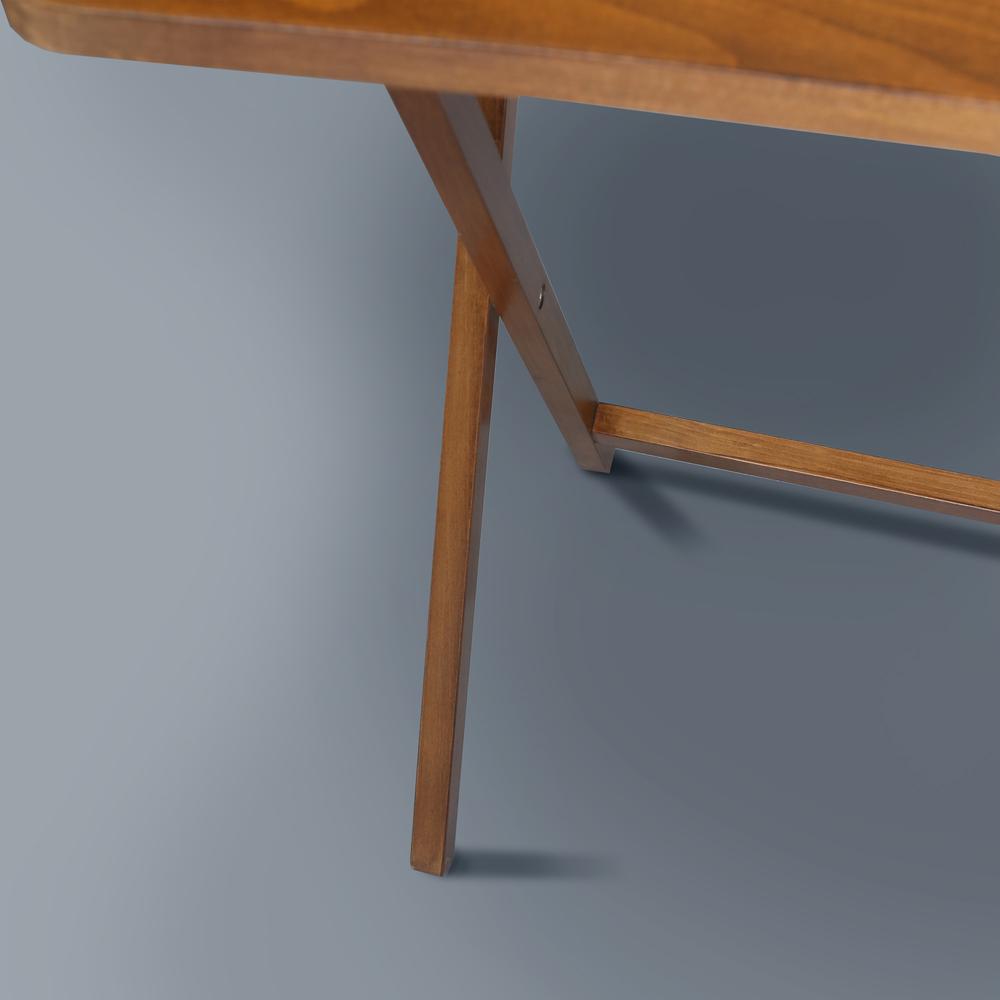 Arizona Folding Table with Solid American Gum - Sweet Oak