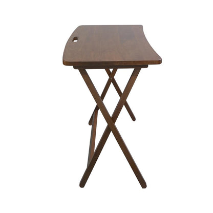 Arizona Folding Table with Solid American Gum - Walnut
