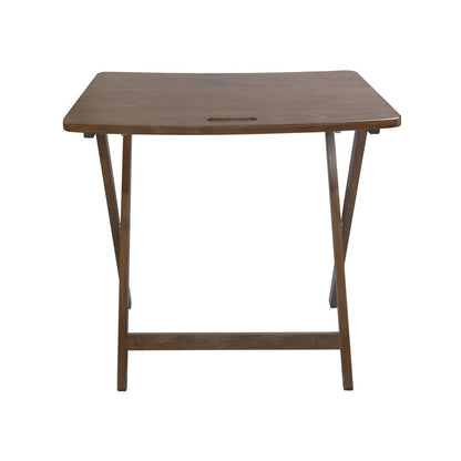 Arizona Folding Table with Solid American Gum - Walnut