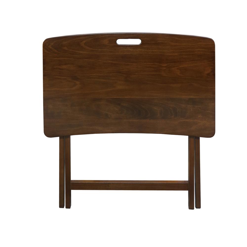 Arizona Folding Table with Solid American Gum - Walnut
