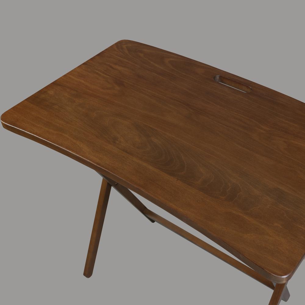 Arizona Folding Table with Solid American Gum - Walnut