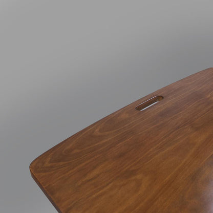 Arizona Folding Table with Solid American Gum - Walnut